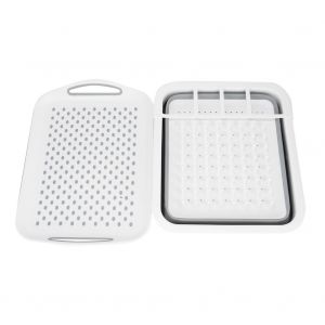 Hjlian Support De Rangement Pliable Pour Vaisselle, Support Pour Ustensiles De Cuisine, Egouttoir, Organisateur Avec Egouttoir - Neuf