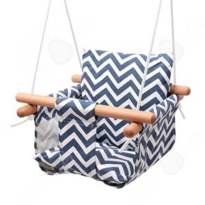 C Balan&ccedil;oire Pour Enfants En Coton Et Bois L&eacute;ger Et Portable Swing Pour Enfant Balan&ccedil;oire De Jardin Pour Enfants 6 Mois &Agrave; 3 Ans - Neuf