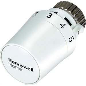 T&ecirc;te thermostatique de radiateur Honeywell Home Thera-5, raccord M30 x 1,5, position z&eacute;ro, blanche, 50 x 78 mm - Neuf