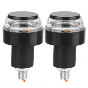 Lot De 2 Feux De Plaque D'immatriculation A Led, Cable De 27,6 Pouces, Accessoire Pour Moto, Vtt, Scooter, Blanc Tournant Au Jaune - Neuf
