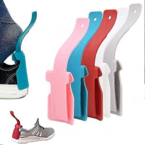 Lazy Shoe Helper Portable Shoe Lifting Helper Handle Plastic Shoe Horn Pour Hommes,Femmes Et Enfants Mettre Facilement Chaussures - Neuf