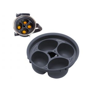 Cuiseur &Agrave; ?ufs Poch&eacute;s Pour Thermomix Tm5 Et Tm6, Capacit&eacute; De 4 ?ufs - Neuf