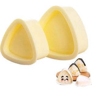 Moule Onigiri Triangle,2 Pièces Machines À Moules À Boules De Riz,Moule Triangle Sushi Pour Bento Ou Boîte Japonaise - Neuf