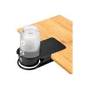 Porte-Gobelet &Agrave; Clip, Porte-Bouteille, Clip Lat&eacute;ral De Bureau, Porte-Gobelet &Agrave; Caf&eacute;, Clip Pour Boisson Gazeuse, Support De Soucoupe, Design &Agrave; Clip Pour Bureau Ou Maison (Noir) - Neuf