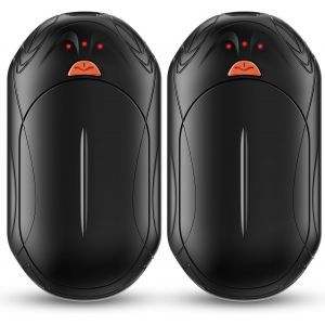 Jgd-Lot De 2 Chauffe-Mains Rechargeables, 6000 Mah, Chauffe-Mains &Eacute;lectriques De Poche De 24 Heures, Th&eacute;rapie Par La Chaleur, Id&eacute;al Pour L'ext&eacute;rieur, La Chasse, Le Golf, Le Camping, Cadeaux Chauds - Neuf