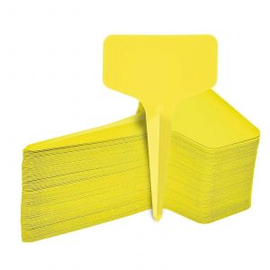 100pcs Durable Plant Tags,Étiquettes De Plantes De Type T,Étiquettes De Jardin Imperméables,Étiquettes De Jardin En Plastique,Panneaux - Neuf