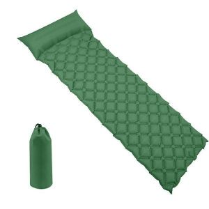 Matelas De Couchage Gonflable Ultral&eacute;ger - Ergonomique, Imperm&eacute;able, Compact Pour Le Camping Et La Randonn&eacute;e - Comprend Un Sac De Gonflage Et Des Kits De R&eacute;paration - Neuf