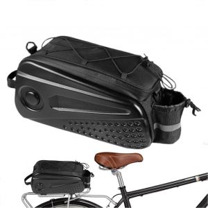 Sacoche Arriere Rigide Pour Porte-Bagages 8,6 L, Organiseur De Bagages, Sangle Reflechissante Pour Cles, Telephones Et Cartes - Neuf