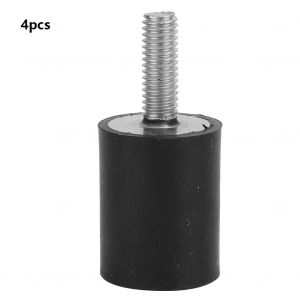 Lot de 4 isolateurs de montage de bobine en caoutchouc anti-vibrations, amortisseurs de vibrations antichoc (VE20 x 25 M6 x 18) - Neuf