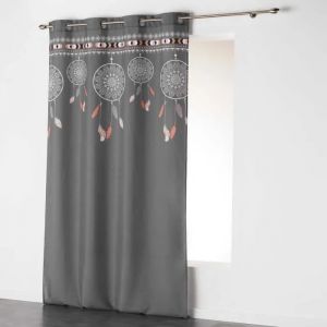 Rideau &Agrave; Oeillets Top Indinat - Neuf