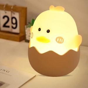 Veilleuse D'allaitement Pour Enfant À Intensité Variable, Veilleuse Pour Bébé, Lampe De Chevet Tactile Rechargeable Led, Décoration Kawaii, En Silicone, Pour Chambre À Coucher, Chambre D'enfant - Neuf