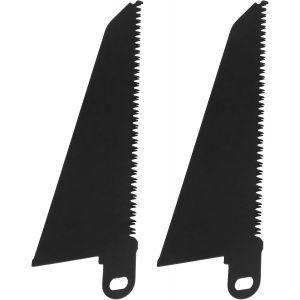 Lot de 2 lames de scie alternative SPC240 compatibles avec Black & Decker Scorpion Saw FKS890E KS890ECN KS890EK KS890GT KS880 240 mm Pas 8TPI Acier au carbone - Neuf