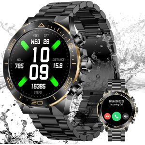 Ruopoem Montre Connectée Homme, 1.44"" Amoled Smartwatch Avec Résistant Ip68, Montre Sport Homme Avec 130 Modes Sportifs, Podomètre, Spo2 Moniteur De Sommeil, Montre Connectee Pour Android Ios - Neuf