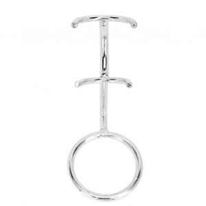 Porte-Brosse De S&eacute;curit&eacute; En Acier Inoxydable Pr&eacute;sentoir De Brosse De S&eacute;curit&eacute; Antirouille Moderne Argent - Neuf