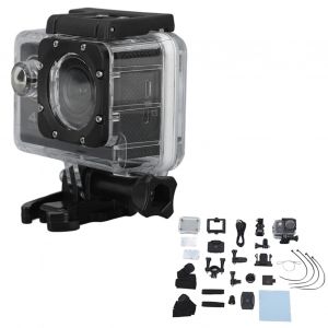 Camera D'action 4k 16 Mp, Etanche A 30 M, Objectif Grand Angle 170 Degres, Ecran Couleur 2 Pouces, Wifi, Pour Sports Sous-Marins - Neuf