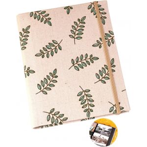 Album Photo 10x15cm Avec 200 Pochettes - Scrapbooking 100 Pages Noires - Lin Vintage Traditionnel Pour Recueillir Photos - Convient Aux Photos De 6 Pouces - Neuf