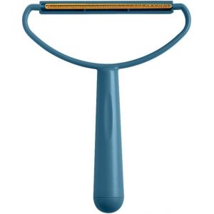 KALANKA-Portable Lint Remover en Acier Inoxydable en Plastique Pet Hair Remover R&eacute;utilisable Double Face Lint Remover Brosse pour V&ecirc;tements Couvertures Manuel Fuzz Rasoir (#3) - Neuf
