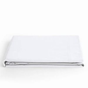 Drap Plat "Pr&eacute;mium" Pour Lit 1 Place & 2 Places - Pr&eacute;mium Neige - 240 X 300 Cm Pour Lit 2 Places - Neuf