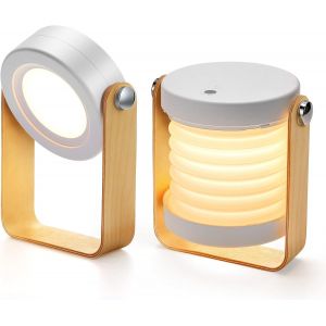 Lampe De Chevet Dimmable Touch Light, Lampes De Chevet Portables Pour Lampe De Chevet Avec Table De Nuit Portable Safe Night Light - Neuf