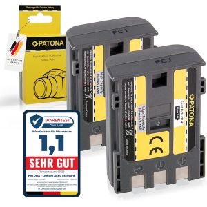 2X NB-2L Batterie 600mAh Compatible avec Canon EOS 350D 400D PowerShot G7 G9 S40 S50 S60 S70 S80 ZR950 ZR960 HG10 HV40 MD265 MV930 MV950 MV940 MV960 Rebel XT XTI Power Shot NB2L NB 2L NB-2LH - Neuf