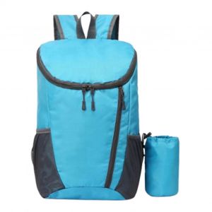 Imperméable Pliable Sac À Dos De Randonnée 40x40x27 Cm Léger Sac À Dos Pour Le Trekking Et Les Aventures En Plein Air Dans Le Lac Bleu - Neuf