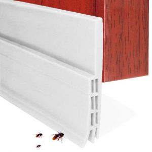 Cale-porte en silicone avec dos auto-adh&eacute;sif, longueur 1 m - Neuf