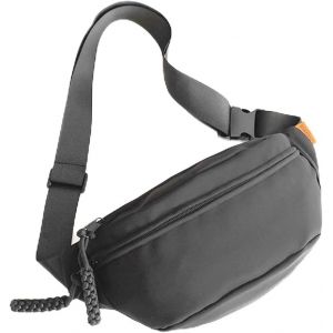 KALANKA-Sac Banane Femme Homme,Sac Banane étanche avec Sangle réglable,Sacoche Banane Ville,Sac Banane Unisexe,Noir Sac de Poitrine,Étanche Sac de Randonnée pour l'extérieur,Fitness,Course, Voyages,R - Neuf