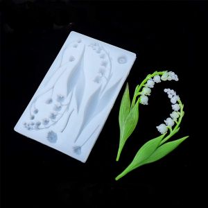 Fleur Moule Resine,Lily Of The Valley Moule Epoxy,Muguet Moule Silicone Pour Epoxy Resine Bricolage Coul&eacute;e Maison D&eacute;corations Artisanales - Neuf