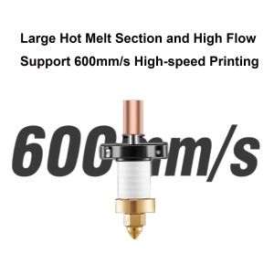 MEVRONISSHOP-Hysiprui kit d'extr&eacute;mit&eacute; chaude en c&eacute;ramique Assembl&eacute;e pour imprimante 3D - extr&eacute;mit&eacute; chaude/remplacement de t&ecirc;te d'impression avec buse en laiton thermistance 100k seulement pour Ender - Neuf