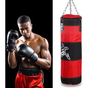 Punch Sandbag, Durable De Boxe Sac Lourd Toile Fonctionnelle Punching Vider Kick Crochet De Boxe D'entra&icirc;nement Lutte De Karat&eacute; Sac De Boxe De Sable For L'exercice D'entra&icirc;nement Fitness Et Sport - Neuf