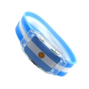 Bracelet Led En Silicone Avec Drapeau Du Match De Football 2022, Ideal Pour Les Fans De Football, Ideal Pour La Nuit - Neuf