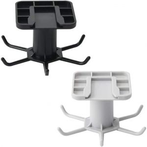 Chenquansarl-2 Pièces Porte Ustensiles Cuisine, Cuisine Rack Auto Adhésif, Rotatif À 360 ° Porte Ustensiles Cuisine, Porte Ustensiles À 6 Crochets Cuisine, Pour Salle De Cuisine, Bains, Armoire Cuisi - Neuf