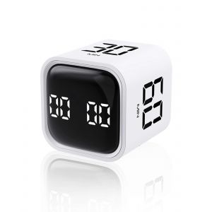 La Gravit&eacute; Cube De La Minuterie &Agrave; Compte &Agrave; Rebours Et Chronom&egrave;tre Modes, &Agrave; Affichage Num&eacute;rique, Design Compact, Un Calendrier Pr&eacute;cis Pour La Cuisine Et Le Sport - Neuf