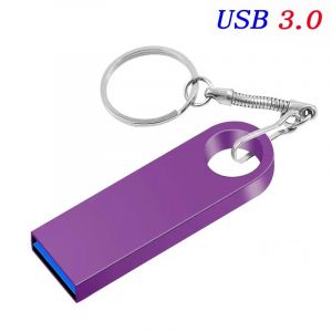 Cl&eacute; USB m&eacute;moire haute vitesse, 128 go 64 go, &eacute;tanche, 16 go 8 go, cl&eacute; USB 2.0, cl&eacute; en m&eacute;tal, Logo personnalis&eacute; 8 Go purple - Neuf