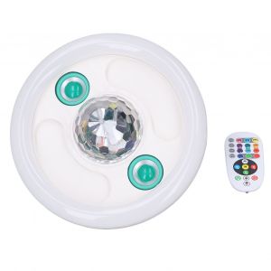 HJLIAN Lampe musicale LED Bluetooth avec double haut-parleur sans fil 36 W E27 RGB a changement de couleur avec telecommande 86-265 V - Neuf
