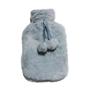 Hjlian Bouillotte D'hiver Avec Housse Souple, Chauffe-Mains, Sac D'eau Chaude Pour Le Cou, Les Epaules Et La Taille - Neuf