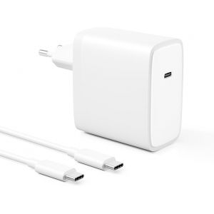 acdsgd-Chargeur USB C 100 W Compatible avec MacBook Pro 16 14 Pouces, MacBook Air 15 13 Pouces 2025 2024 2023 2022 2021 2020 2019 2018 M4 M3 M2 M1, C&acirc;ble de Charge USB-C 2M 5A (Blanc) - Neuf