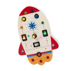 Circuit imprimé électrique, jouet d'apprentissage pour enfants, interrupteur, jouet d'entraînement aux compétences de base de la vie, puzzle pour tout-petits-RocketA - Neuf