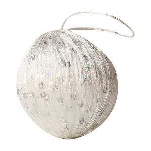 La pendaison de Fil de Boule de No&euml;l en Fil de Fournitures de Tissage &agrave; la Main Ornement de f&ecirc;te &Agrave; Accrocher Sur Le sapin de No&euml;l pour la D&eacute;coration de la Maison - Neuf