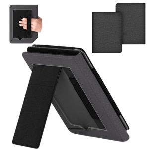 &Eacute;tui pour Kindle Paperwhite 12e g&eacute;n&eacute;ration avec support - Noir, compatible avec les mod&egrave;les 7 pouces, cuir PU r&eacute;sistant &agrave; l'eau - Neuf