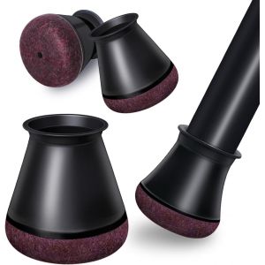 24pcs Protection Pied de Chaise, Noir pour Embouts de Pieds de Chaise, protecteurs de Sol en Silicone, Patins en Feutre pour chaises, Reduire Le Bruit &eacute;viter Les Rayures(Petit Noir) - Neuf