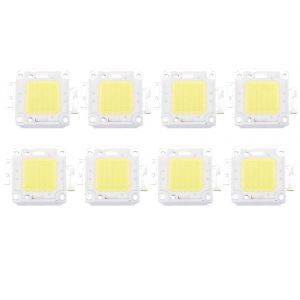 8x 50w Haute Puissance Led Ampoule 3800lm Blanc Froid 6500k Lampe De Bricolage Pour La Maison - Neuf