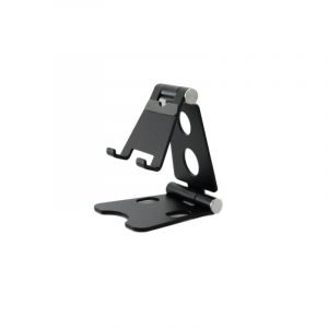 De T&eacute;l&eacute;phone Cellulaire Stand, Enti&egrave;rement Pliable R&eacute;glable Desk Mount, Compatible Avec L'iphone 11 Pro, Xs, Xs Max, Xr, X, 8, Ipad Mini, Nintendo Commutateur, Comprim&eacute;s (De 3,5 &Agrave; 10 Pouces), Tous Les T&eacute;l&eacute;phones Cellulaires (Noir) - Neuf
