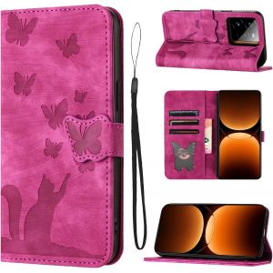 KAL-Housse Protection Pour Realem Gt7 Pro 5G 6.78 Pouces Mat&eacute;riau En Cuir Pu Coque Gt 7 Pro/Rmx5010 Avec Fentes Pour Cartes Housse Gt 7 Pro/Rmx5010 Rose - Neuf