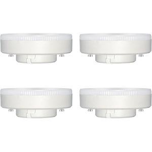 Kal-Gx53 Led 9w Blanc Neutre 4000k, 800lm, Ac 220-240v, Remplacement De La Lampe Gx53 Halogène & Cfl, 180° Lumière, Ampoule Led Gx53 Spot Pour Meuble Cuisine Armoire, Non-Dimmable, Lot De 4 - Neuf