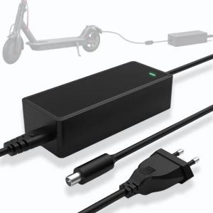 Chargeur Trottinette Electrique 42v 2a, Chargeur Batterie Vélo Électrique 36v Lithium Adaptateur Universel - Neuf