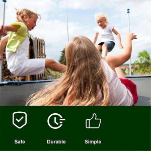 4 Cordons De Filet De Trampoline De 15 Pieds,Pi&egrave;ces De Rechange Pour Filet De Cl&ocirc;ture Filet De S&eacute;curit&eacute; Pour Trampoline C - Neuf