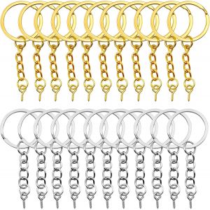 KALANKA-60Pi&egrave;ces Anneau Porte Clef - Neuf