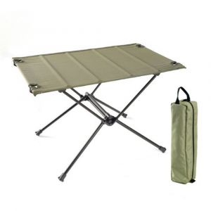 1 Pcs Vert Militaire Extérieure, Table De Camping, Pliante Portative Deskstrong Charge Ultra-Léger En Aluminium Escalade De Pique-Nique Tables Pliantes - Neuf