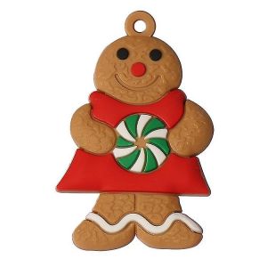 6 Morceaux De Friandises De No&euml;l De La Canne Et De L'homme De Pain D'&eacute;pice En Plastique D&eacute;coratif Pendentif De No&euml;l - Neuf